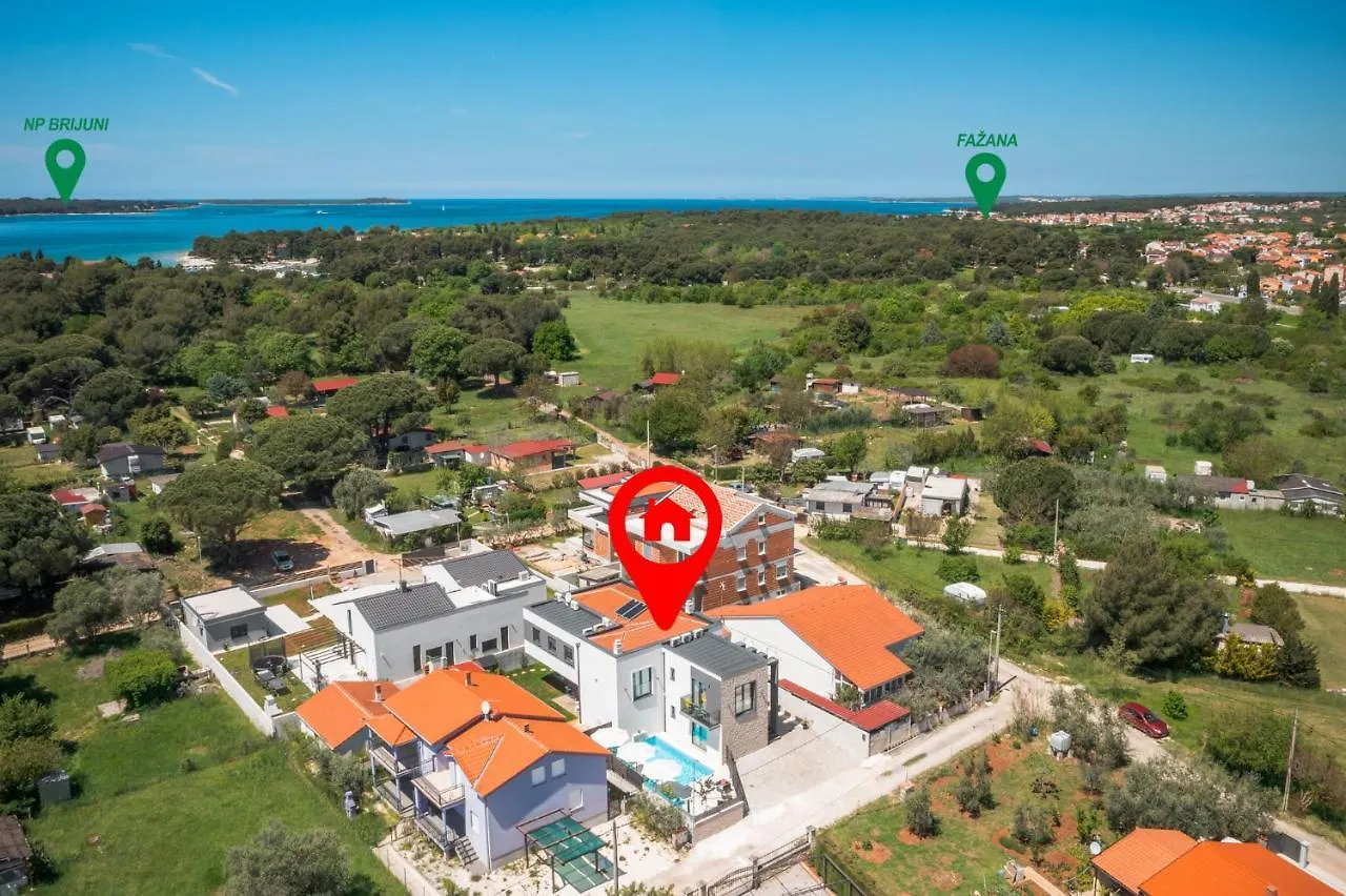 Valla Studio Apartments With Free Bikes Fažana 0*,  Kroatien